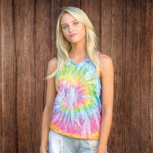 TD979 Unisex Tie Dye Tank Top Thumbnail